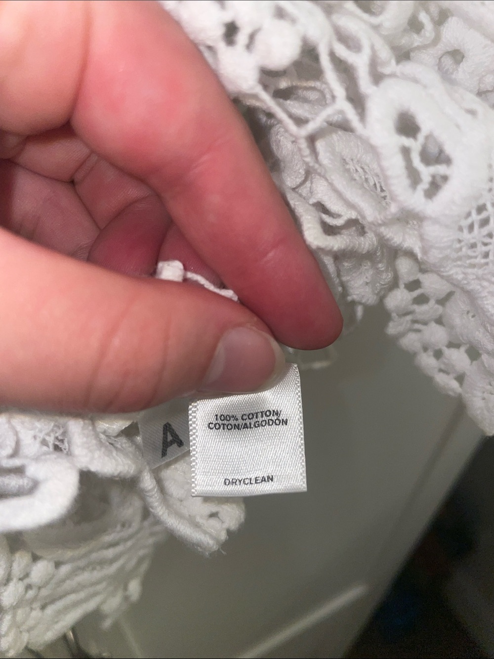LOFT White Crochet Floral Tank Top - Picture 5 of 5